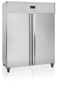 2 door vertical gastro kitchen storage fridge