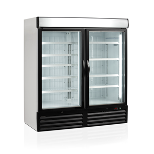 Vertical or Upright display freezers