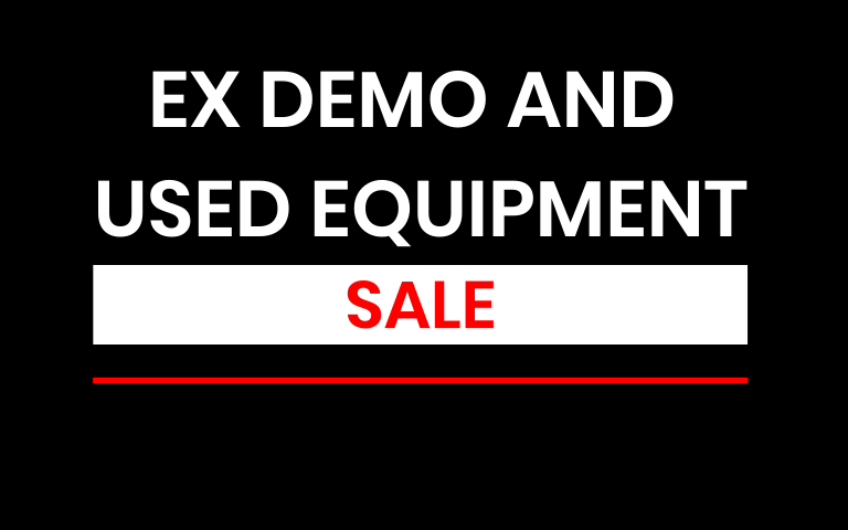 Ex Demo Used Equipment Sale