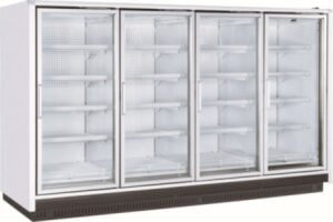 haier carrier multideck freezer with glass doors