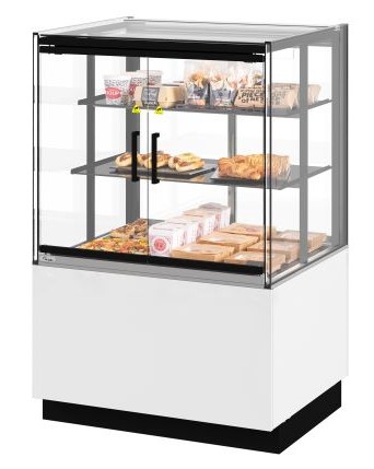 hot food cabinet with glass doors self service