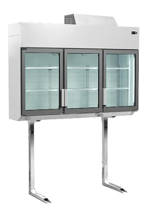 MTF wall freezer cooler dual temp