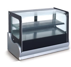 heated counter top cafe display case