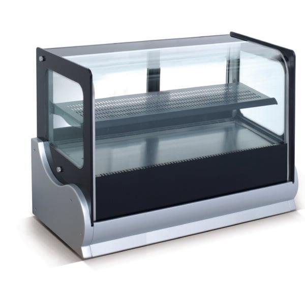small counter top chilled case for cafe food
