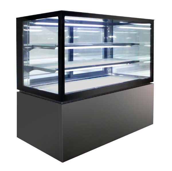 mid height 1200mm wide cake display case